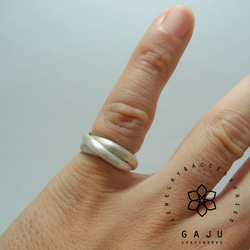 アクセサリー Creema Nuna  aurora ring K10YG×silver925✶aurora ring オーロラリング 指輪・リング