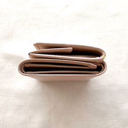 Compact Wallet (Cowhide Leather Mini Wallet) Viola Blooms ~petit 第8張的照片