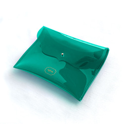 成人女性面膜盒&lt;翡翠綠&gt;由聚氯乙烯材料製成的無袋，可完全清洗 第4張的照片