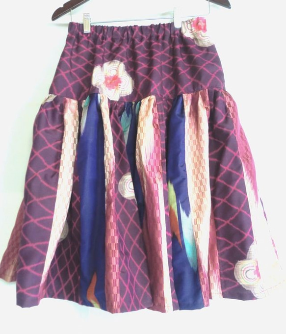 着物リメイク　スカート　　　1367 1枚目の画像