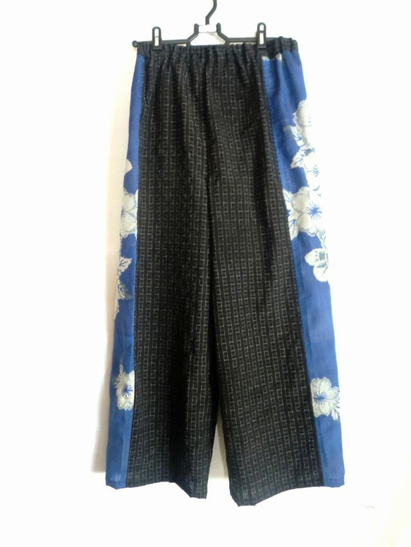 着物リメイク もんぺ風パンツ 3123 ロングパンツ emuai 通販