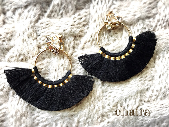 新作♡blacktassel＊cubiczirconia＆bijou2way 2枚目の画像