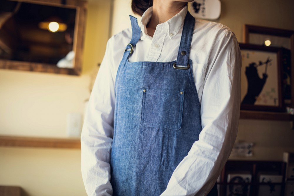 【受注作製】　　８オンス　シャンブレー 　ＢＬＵＥ