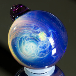 玻璃中的宇宙 玻璃珠墜飾  gx304 第1張的照片