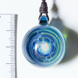 硝子仕掛けの宇宙　ガラスペンダント gx306 4枚目の画像