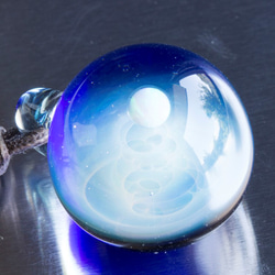 玻璃中的宇宙 玻璃珠墜飾  gx5 第1張的照片