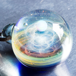 玻璃中的宇宙 玻璃珠墜飾  gx65 第1張的照片
