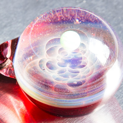玻璃中的宇宙 玻璃珠墜飾  gx95 第1張的照片