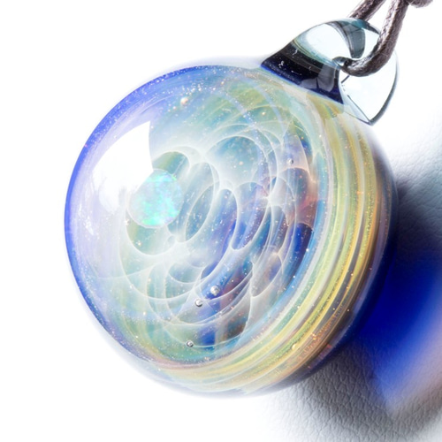 硝子仕掛けの宇宙 ガラスペンダント gx111 ネックレス・ペンダント
