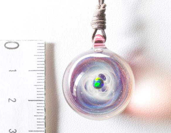 玻璃中的宇宙 玻璃珠墜飾  gx126 第4張的照片