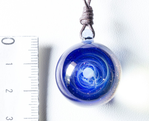 玻璃中的宇宙 玻璃珠墜飾  gx205 第4張的照片