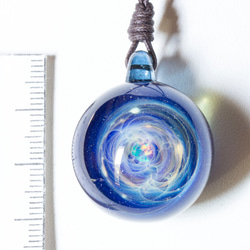 玻璃中的宇宙 玻璃珠墜飾  gx231 第4張的照片