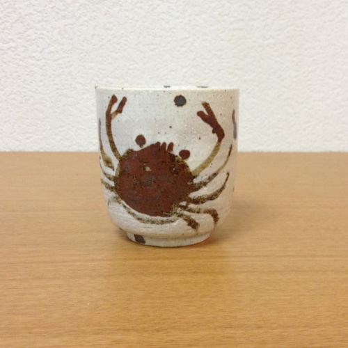 蟹・カニの湯のみ 蟹の絵の湯のみ 湯呑み タツミプロダクト 通販 1227846｜Creema