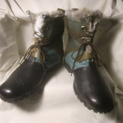 【受注生産】Army Fur Boots 3枚目の画像