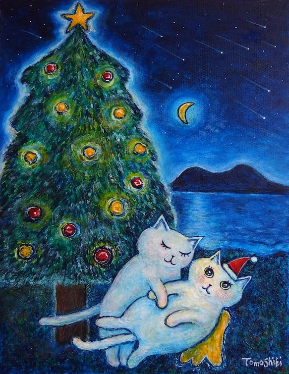 ✻【原画】僕のクリスマスツリー no.166 | 水彩画 アート 絵