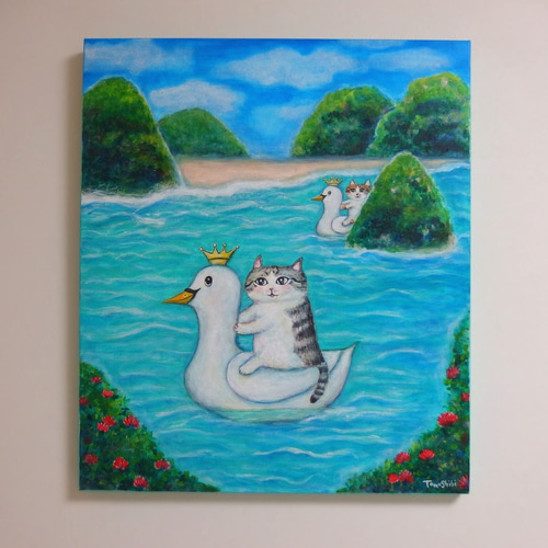 絵画　鳥　海 楽天市場】絵画 油絵 鳥海山 （岡島哲夫） 送料無料 【海・山