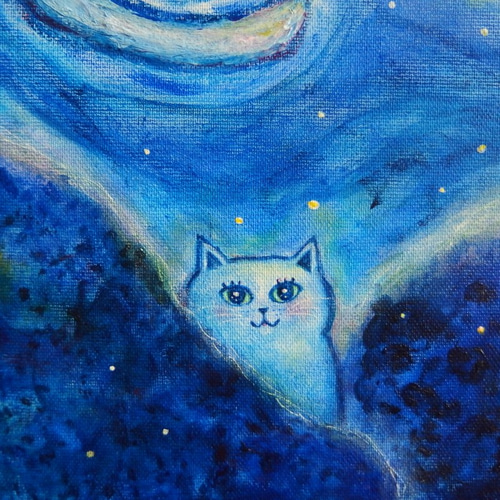 油彩画 洋画 (油絵額縁付きで納品対応可) F3号 「子猫3」 星野 油彩画 洋画 (油絵額縁付きで納品対応可) F3号 「子猫3」 星野