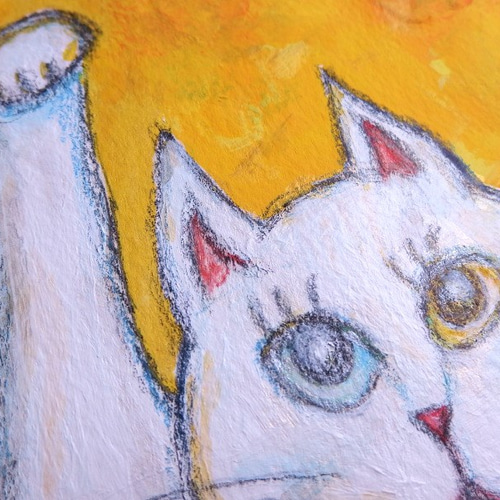 金眼の猫』水彩画の原画