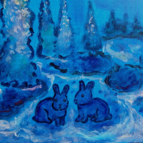 原画 「聖夜に天使猫は」 F10号 ＃絵画 ＃ねこ ＃猫の絵 ＃天使