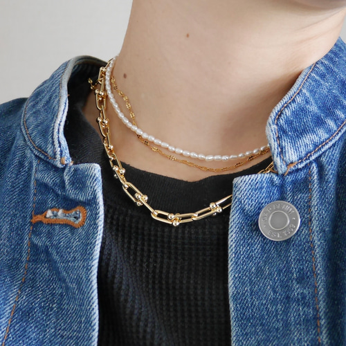 【巻き方次第でネックレスにも♡】CHANEL ブレスレット ー2wayオーバルチェーンネックレスー チェーンネックレス