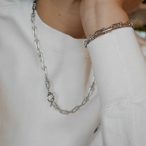 長さオーダー可♡チェーンブレスレット トレンド 金属アレルギー対応