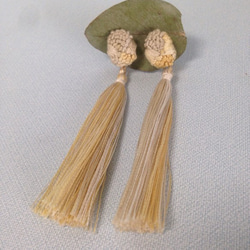 long tassel earring（pierce） 2枚目の画像