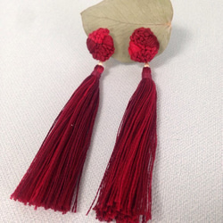 long tassel earring（pierce） 2枚目の画像