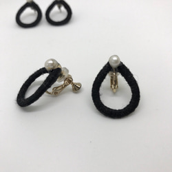 shizuku earring （bk) 2枚目の画像