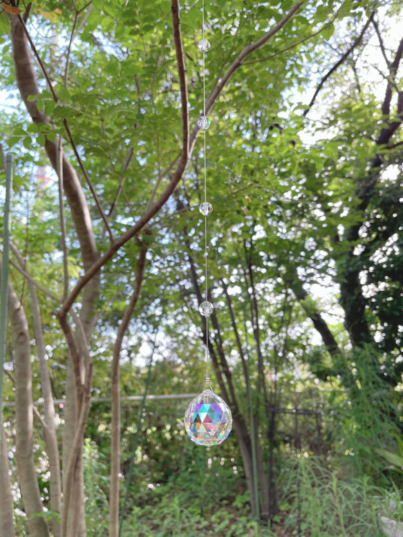 【幻想〜夢の世界へ〜】オーロラサンキャッチャー 5枚目の画像