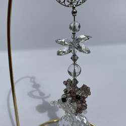 【成長と幸運】玉乗りシュナウザー《置き型》スタンド付き 5枚目の画像