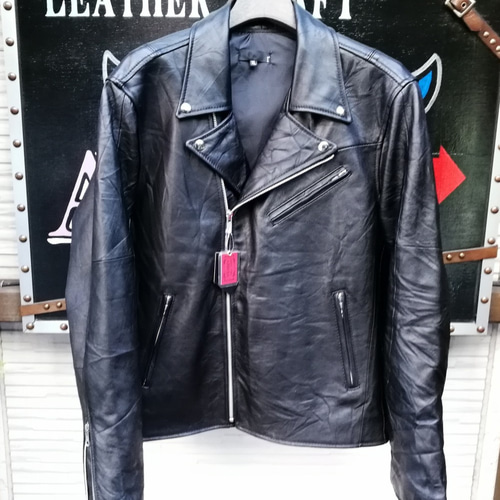 レザージャケット 革ジャン 手書きアート vera pelle 一点物 レザー