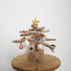 ryuboku.】流木オブジェ 流木インテリア サンゴと貝殻の海を感じる置物