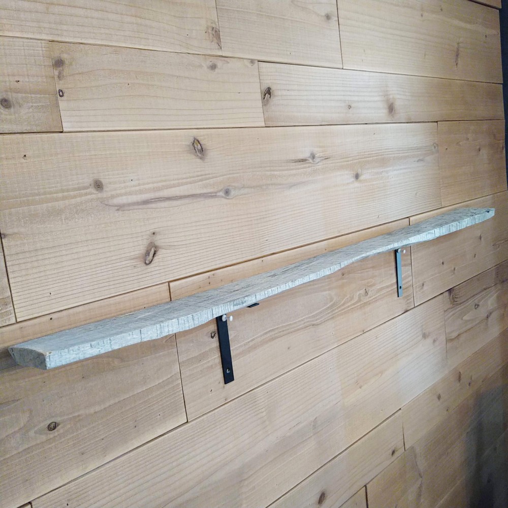 【ryuboku.】  流木ウォールシェルフ 飾り棚 ラック 小物置き 自然色 rk001