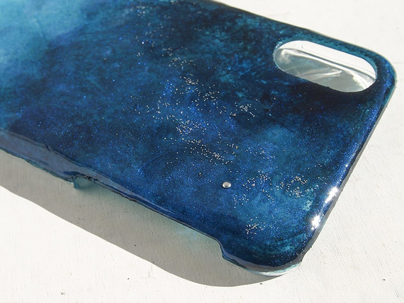 ＃夜空の贈り物　抽象的なスマホケース　(多機種対応・iPhone / Android) 3枚目の画像