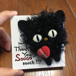 キャンバスシリーズ〜黒猫 Thank You Soooo much !!! 4枚目の画像