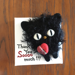 キャンバスシリーズ〜黒猫 Thank You Soooo much !!! 5枚目の画像