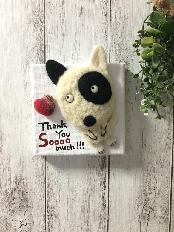 キャンバスシリーズ〜犬 Thank You Soooo much !!! 2枚目の画像