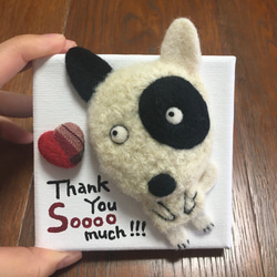 キャンバスシリーズ〜犬 Thank You Soooo much !!! 4枚目の画像