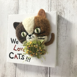 キャンバスシリーズ〜三毛猫 We Love CATs !!! 3枚目の画像