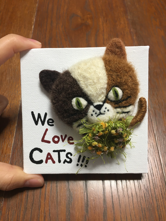 キャンバスシリーズ〜三毛猫 We Love CATs !!! 4枚目の画像