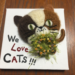 キャンバスシリーズ〜三毛猫 We Love CATs !!! 5枚目の画像