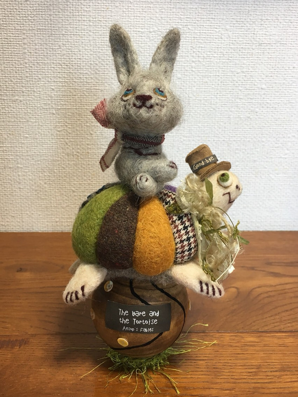 「ウサギとカメ」手のひらの童話シリーズ 5枚目の画像