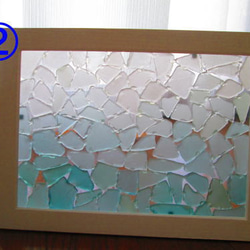 【海のシーグラス雑貨】海ピクチャー 4枚目の画像