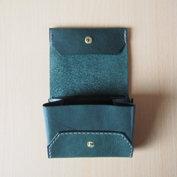 小型財布（グリーン） 2枚目の画像