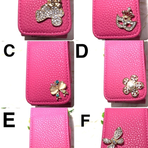 レザー風 iQOS 3 ライトピンク 電子タバコ ケース デコ かわいい  