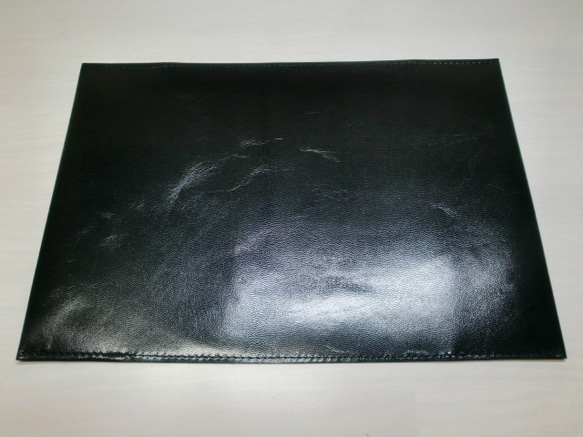 ハヤカワ文庫トールサイズ対応・スムースゴートスキン・一枚革のブックカバー・0156 3枚目の画像