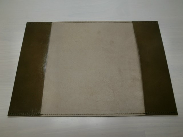 ハヤカワ文庫トールサイズ対応・ゴートスキン・一枚革のブックカバー・0173 4枚目の画像