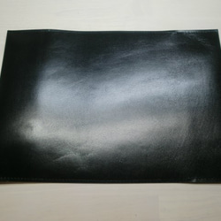 ハヤカワ文庫トールサイズ対応・ゴートスキン・ブラックスムース・一枚革のブックカバー・0237 3枚目の画像