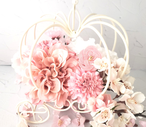 桜のリングピロー　ウェディング　結婚式 1枚目の画像