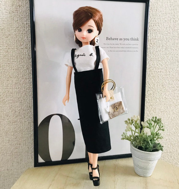 リカちゃん 服 洋服 ハンドメイド 4点セット 着せ替え 手作り